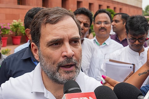 Rahul Gandhi at Parliament